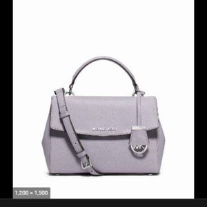 Michael Kors Ava Saffiano leather SMALL (not ex-small) Top Handle Satchel NWT